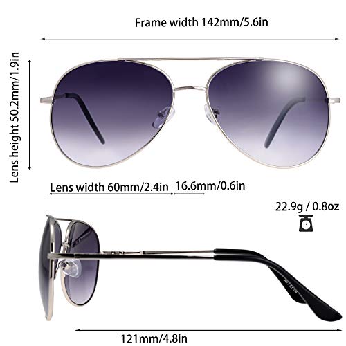 The Fresh Classic Metal Frame Aviator Sunglasses - Exquisite Packaging3