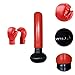 Menolana Inflatable Boxing Bag Boxing Equipment Stable Multipurpose Sandbag Boxing Toy for Kids Inflatable Punching Toy for Kickboxing, Red