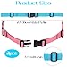 2 Pcs Backpack Chest Strap Add on, Heavy Duty Backpack Waist Straps, Outdoor Adjustable Chest Strap, Chest-Belt with Quick Release Buckle for Camping, Hiking, Commuting, Daily Outdoor Use (Pink, Blue)
