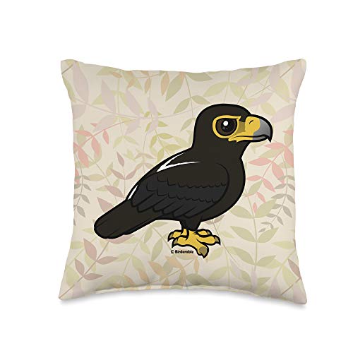 Birdorable Verreaux's Eagle Throw Pillow