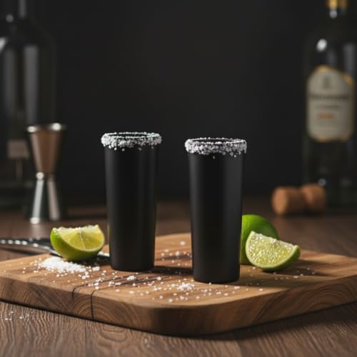 Image of Bar Box Shot Glasses (Set of 2) (Black)