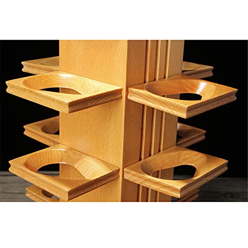 Soporte de madera para pipas de haya universal para organizar tu rincón de lectura en el salón 5