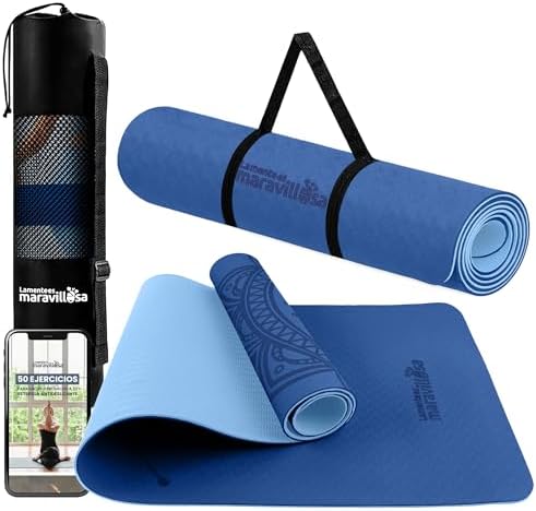 LA MENTE ES MARAVILLOSA - Esterilla de Yoga, Pilates y Fitness【E-...