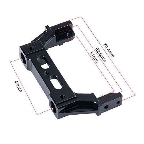 Rclions Front&Rear Bumper Mount Stand Cnc Aluminum Alloy For Axial Scx10 Ii 90046 1/10 Rc Crawler Car Upgrades #TOP5
