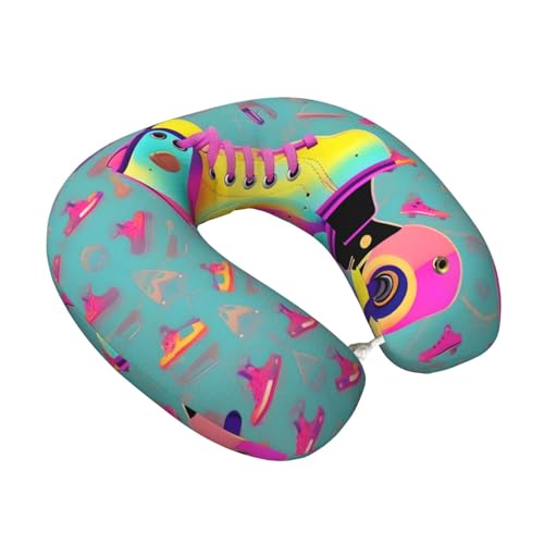 Almohada cervical de poliéster negra tamaño único miniatura 2