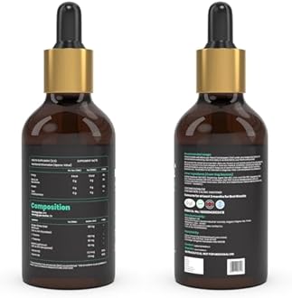 Healeo Brain Fuel Drops for Memory & Focus with Ginkgo Biloba, Brahmi, L-theanine | Nootropic Brain Booster Supplement - 50ml