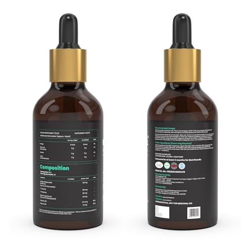Image of Healeo Brain Fuel Drops for Memory & Focus with Ginkgo Biloba, Brahmi, L-theanine | Nootropic Brain Booster Supplement - 50ml