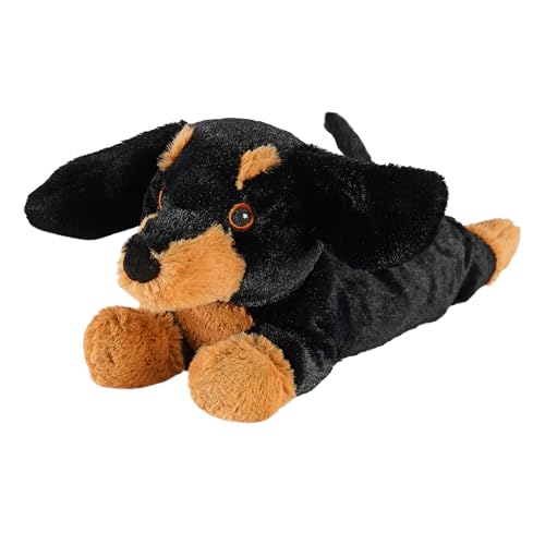 Warmies Teckel en peluche au micro-ondes, chaud ou froid en peluche pour la relaxation et le...