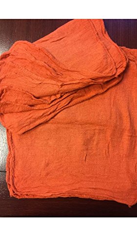 1000 NEW ORANGE SHOP TOWELS RAGS BRAND MECHANICS INDUSTRIAL GRADE 13X14