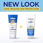 Coppertone Sport Face Sunscreen Lotion SPF 60+, Water Resistant Sunscreen with Broad Spectrum SPF 60+, Lightweight and Breathable, 2.5 Fl Oz Tube - Image 2