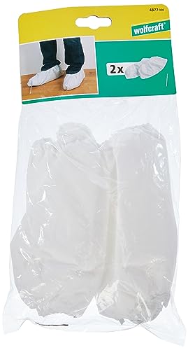 wolfcraft 4 fundas para el calzado I 4877000 I 4 fundas para la protección del calzado y el suelo
