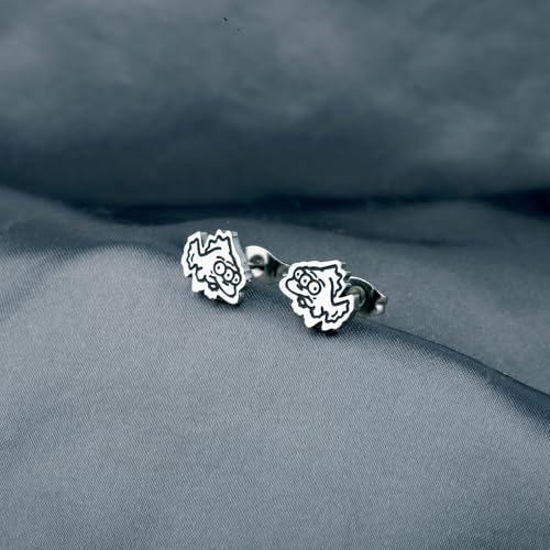 CHOORO Tiny Blinky Fishing Jewelry 3 Eyed Fish Studs Earrings Gift For Her4