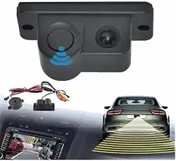 Câmera de Ré com Sensor de Estacionamento, 720p, 70° Ângulo de Visão, À Prova D'água
