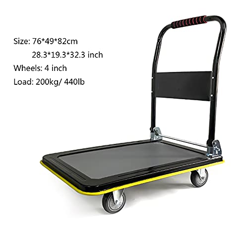 Petit chariot à main pliable pour éviter la fatigue lors des transports de colis - 2