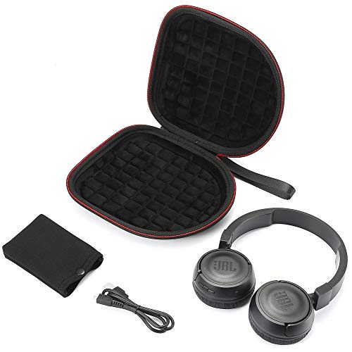 Custodia rigida per Sony Wh-CH510 / Sony WH-CH500, cuffie Bluetooth wireless MDR-ZX330BT Sony, custodia protettiva da viaggio per trasporto - Nero (fodera nero)
