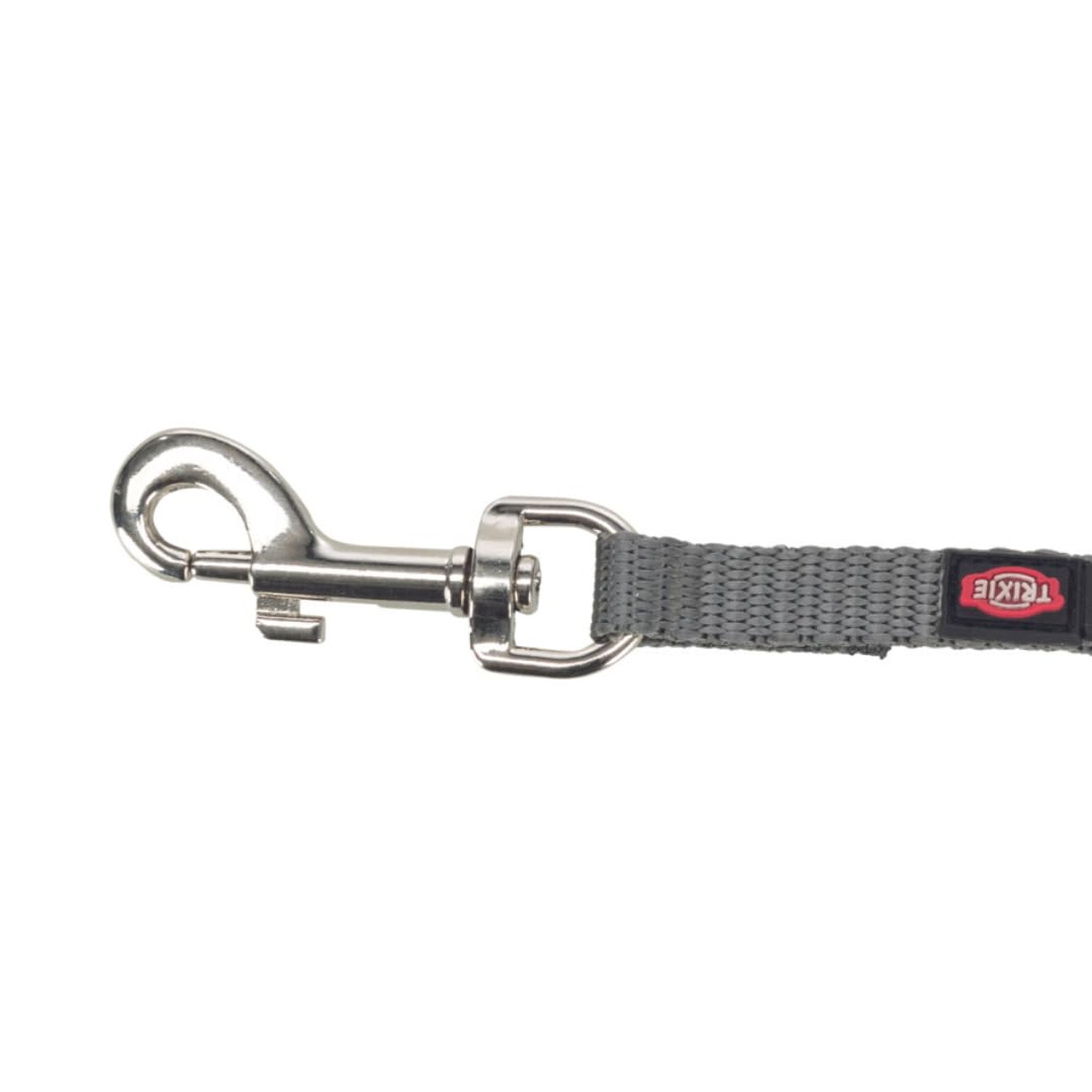 TRIXIE Mostre e Allenamento - Cinghia di tracciamento, Extra Leggera, XS–S, 15 m/10 mm, Grafite