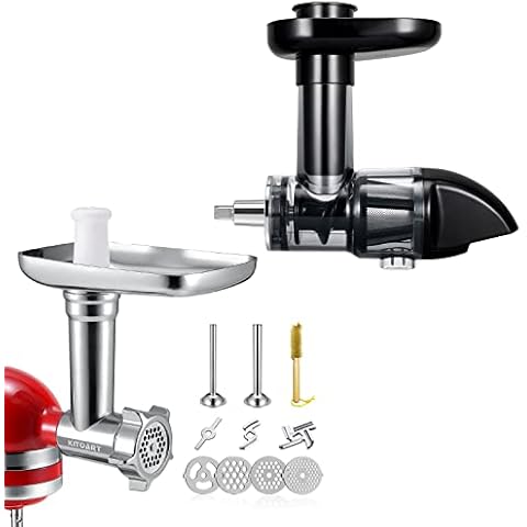 KITOART Grinder Attachment & Masticating Juicer Attachment Cover