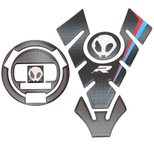 Stickers réservoir S1000R en fibre de carbone véritable pour une protection haut de gamme