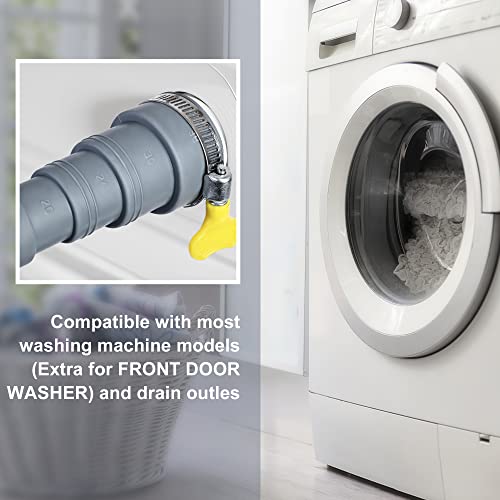 image for Vataler Washing Machine Drain Hose Extension Kit, Flexible Corrugated 