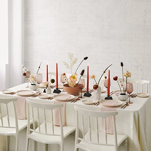 4 Pcs Black Candle Holders Sets Decorative Candlestick Holder for Home Dinning Wedding Party Anniversary Housewarming Gifts