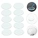 PRETYZOOM 10Pcs Flat Watch Glasses Transparent Laboratory Beaker Covers for Experiments for Mixing Sample Storage and Observation School and Industry