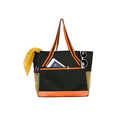 Goodhope Mesh Tablet Beach Tote Orange
