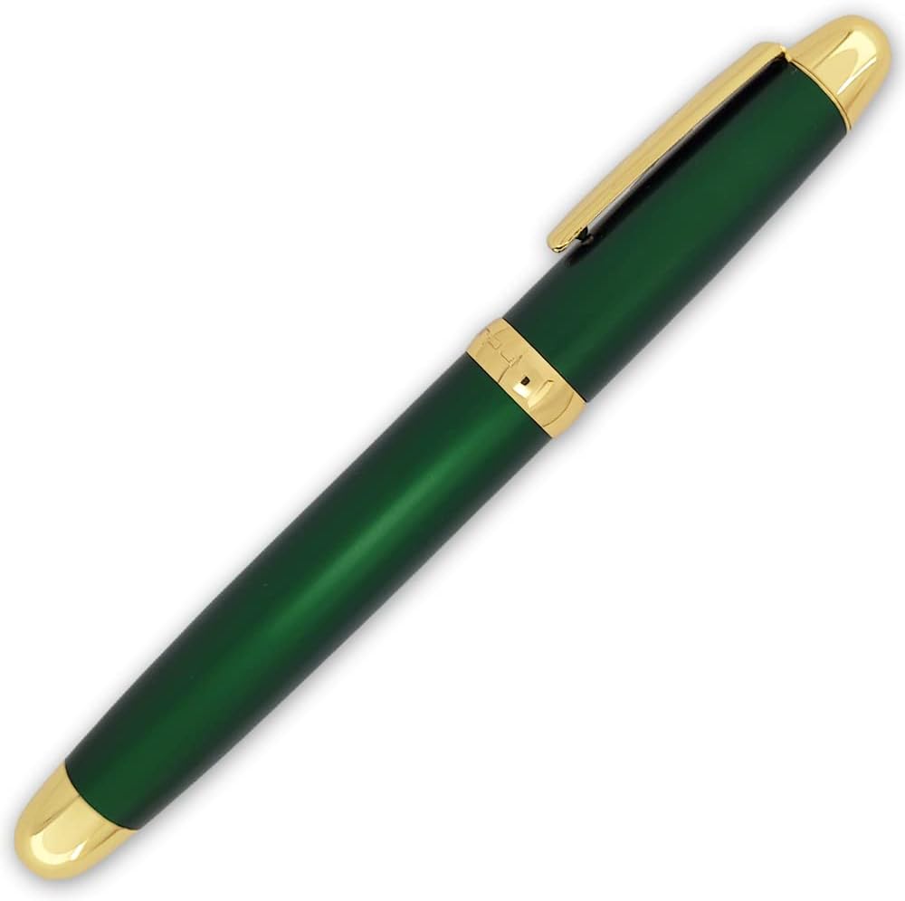 Sherpa Pen Aluminum Classic Forever Green and Gold Pen/Sharpie Marker Cover