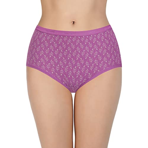 Image of Amante Printed Cotton Full Brief Panty Pack(Pack of 3)