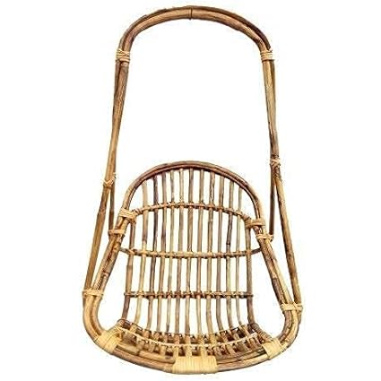 CRAFTCANE Cane Bamboo Baby Swing Chair, Jhula for Kids (Multicolour, 3-15 Year) Upto 50 Kgs