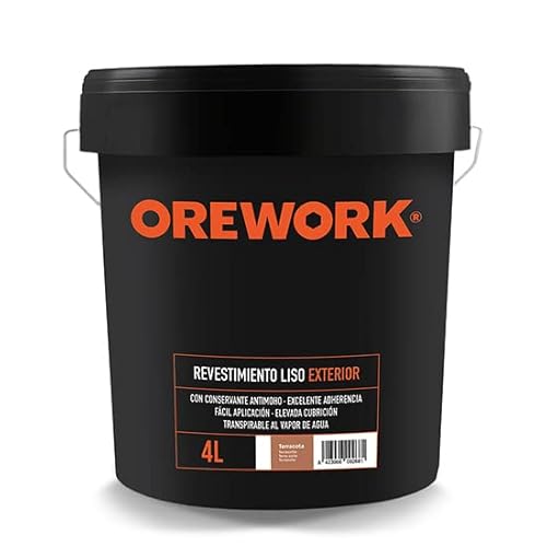 Revestimiento liso exterior terracota - 4 l