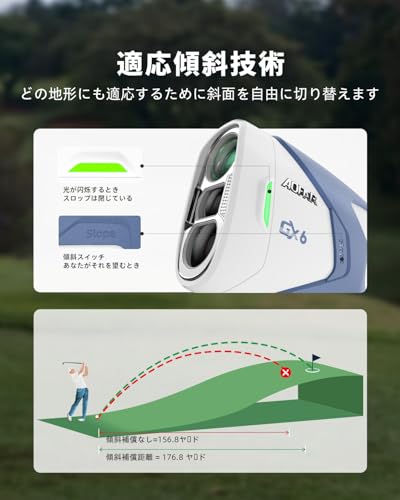 AOFAR GX6 ゴルフ レーザー距離計 の商品画像 4
