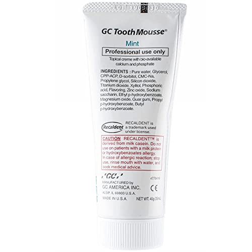 Image of Gc Tooth Mousse For Cavity Protection Oral Care Moisturizer With Flavour, G.C. (Mint), 40 g