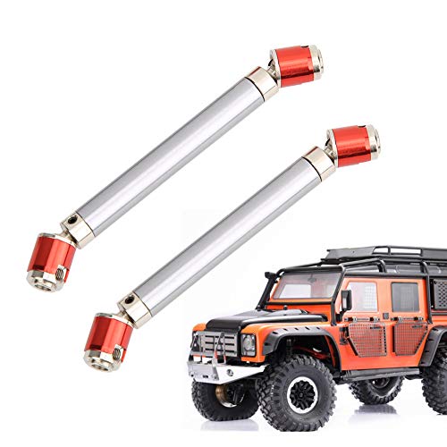 Famkit 2Pcs Metal Center Drive Shafts Fit Drive Shaft Transmission Shafts Off-Road Tamiya Model Rock Crawlers Car Upgrade #TOP4