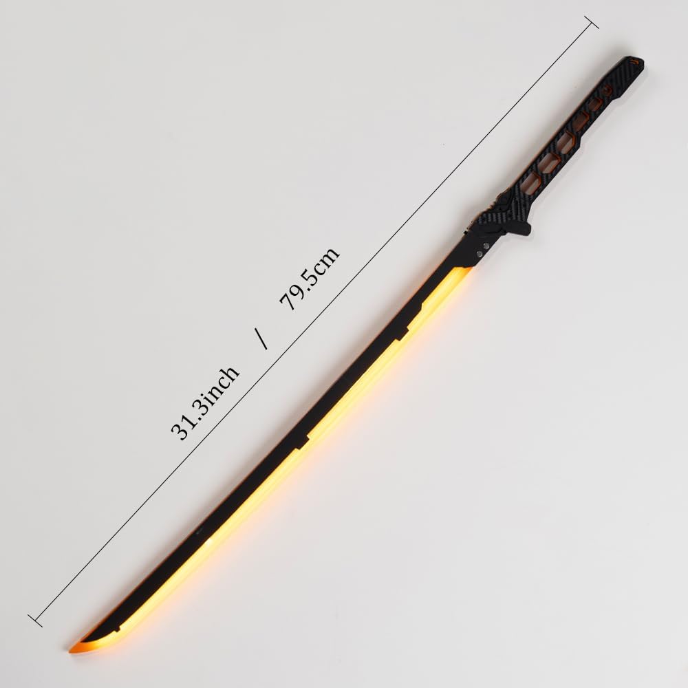 IUUBVV Future LED Sword, 31.3 inches LED Sword Model for Halloween Cosplay Costume Props,Fit Party Music Festival Accessorie