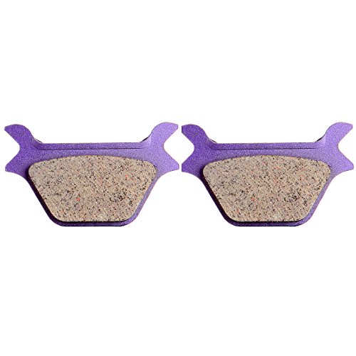 ECCPP FA200 Rear Brake Pads Fit for Dyna 1992-1999, Dyna Glide 1992, Fatboy 1998, Heritage Softail 1991 1993-1996, Heritage Springer 1998 Softail Springer 1997 Sportster 883 1986-1999 Carbon Fiber