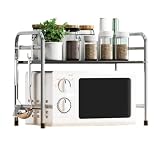 Organisateur de comptoir de cuisine : le support for micro-ondes est pratique for ranger les fours à micro-ondes, les grille-pain, les machines à café ou d'autres équipements de cuisine.