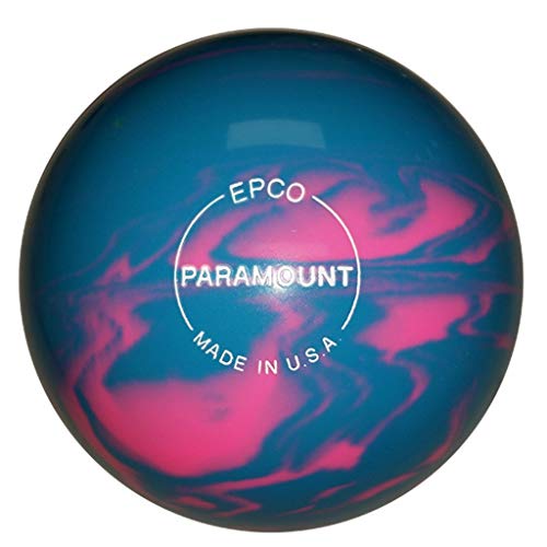 Bowlerstore Products Duckpin Paramount Marbleized Bowling Ball 5"- Light Blue/Pink 3Lbs 8Oz #TOP21
