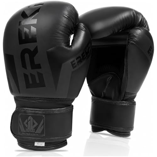Gants de boxe enfants 170,1 g noir pour éviter les blessures au sac de frappe
