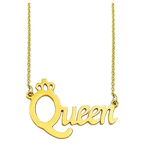 Letter Locket Pendant Necklace 