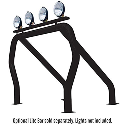 Go Rhino 9109370SSB Bed Bars Complete Kit - Single Bar/Single Kicker (Between Wheel Wells) - Black for 79-11 Mazda, Isuzu, GMC, Ford, Nissan, Toyota, Jeep