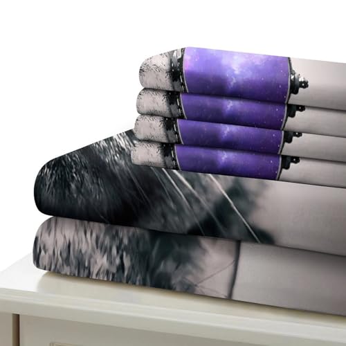 Housse de Couette Chat en Microfibre Résistante et Légère Imprimée en 3D - 7