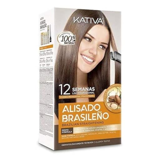 Kativa Keratin and Argan Oil Brazilian Straightening Kit