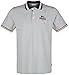 Produktbild Lonsdale Men's OCCUMSTER Polo Shirt, Marl Grey/Navy/Red, L