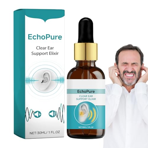 Ohrentropfen, natürliche Ohrpflegeflüssigkeit, sanfte Formel, schnell wirkende Reinigung, feuchtigkeitsspendende Tropfen für Beruhigung und Hygiene, Erwachsene, Senioren, Zuhause, Reisekomfort, 30 ml