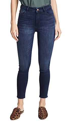 DL1961 Women's Florence Skinny Mid Rise Instasculpt Crop