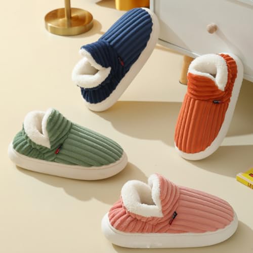Slipper Booties Ankle for Women Warm Fuzzy House Shoes Anti-Slip Thick Sole Winter Cloud Slippers for Indoor Outdoor4