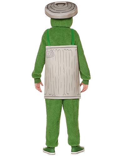 Disfraz Completo Oscar the Grouch Sesame Street para Niños miniatura 2