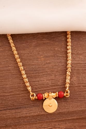 Image of Radha's Creations LONG 30 inch Mangalsutra LONG with Tali One Gram Gold for Women
