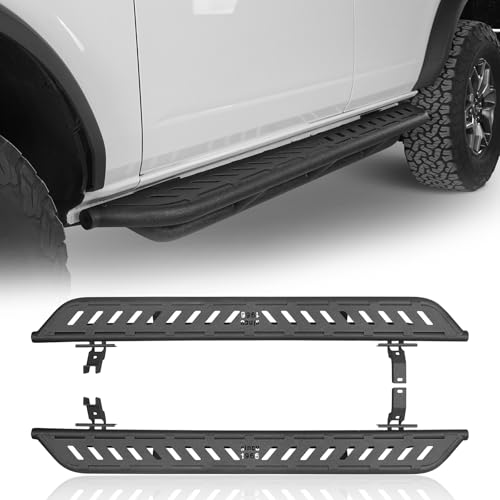 Estribos laterales para Ford Bronco 2021-2026 acero robusto