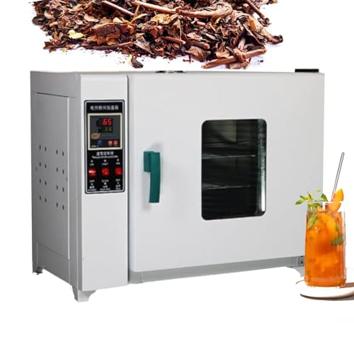 smafoseedding Horno De Secado por Chorro De Aire a Temperatura Constante con Calefacción Eléctrica/Se Puede Programar, Horno Industrial con Calefacción Eléctrica De 16 L/con Parrilla De Dos Capas